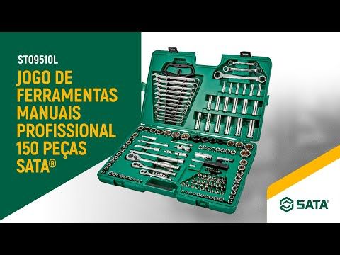 Jogo de Ferramentas com 150 Peças ST09510L Sata