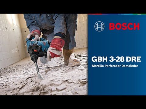 Martelo Perfurador Bosch GBH 3-28 DRE 800W 220V em Maleta