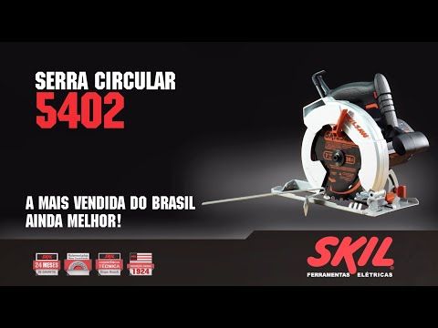 Serra Circular Skil 5402 1400W 220V com Disco e Bolsa