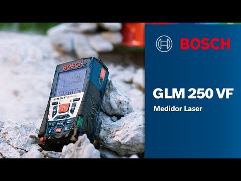 Trena laser Bosch GLM 250 VF de 250 Metros com Visor Integrado