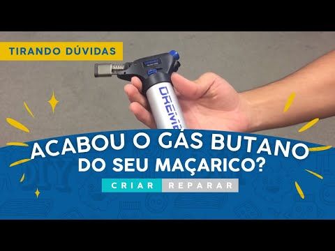 Versaflame Mini-Maçarico a Gás com 7 Acessórios