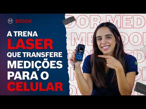 Trena Laser Verde Bosch GLM 50-27 CG com Bluetooth Bosch