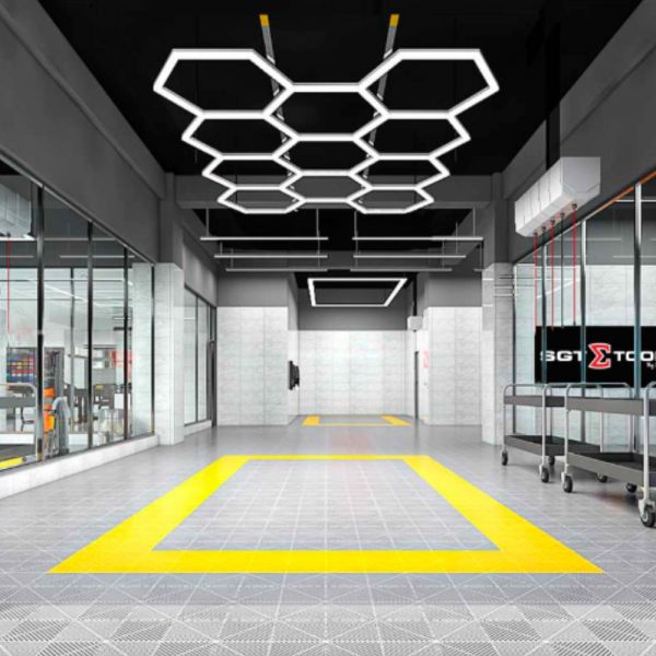 Iluminação em Led Hexagonal com 11 Células CRI loading=