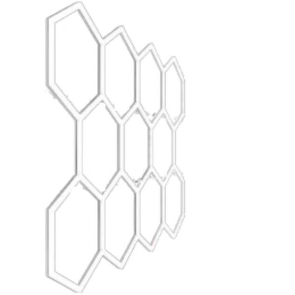 Iluminação em Led Hexagonal com 11 Células CRI loading=