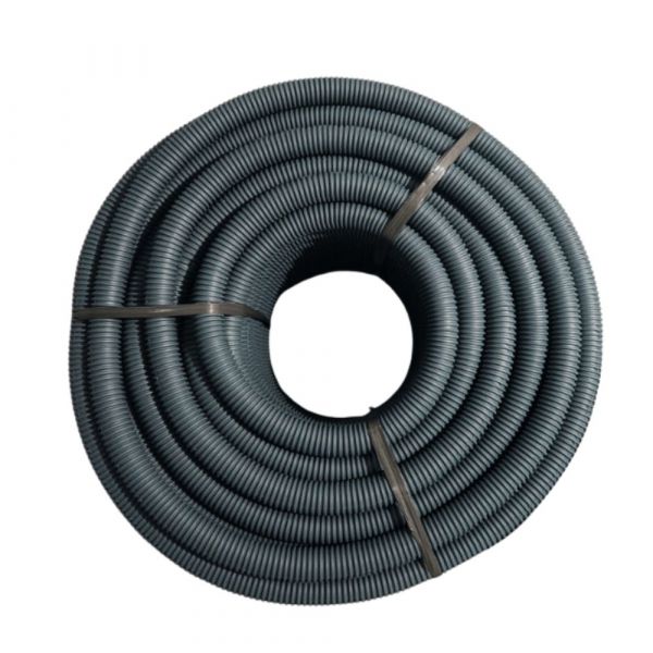 1 Metro de Tubo Pead para Drenagem Kanadren SW DN110 Cinza Kanaflex