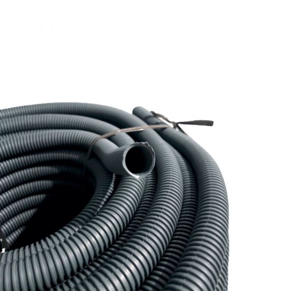 1 Metro de Tubo Pead para Drenagem Kanadren SW DN160 Cinza Kanaflex