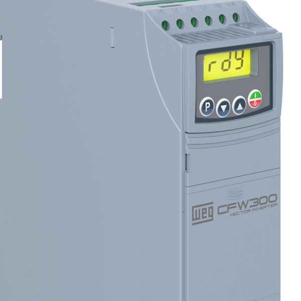Inversor CFW300B06P5T4NB20 B 6.5A Trifásico 380-480V Standard sem Frenagem IP20 Weg
