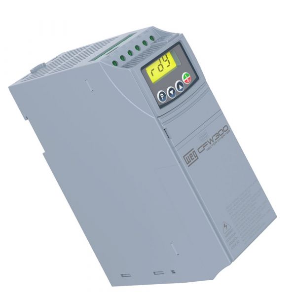 Inversor CFW300B06P5T4NB20 B 6.5A Trifásico 380-480V Standard sem Frenagem IP20 Weg