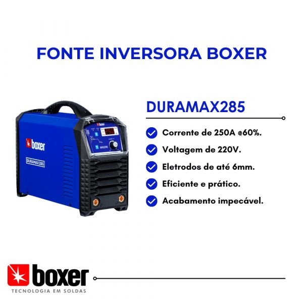 Inversora Duramax 285 250A 220V Boxer