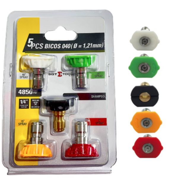 Jogo 5 Bicos 040 (Diâmetro 1.21mm) Sigma Tools