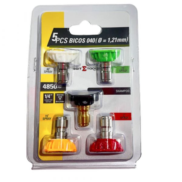 Jogo 5 Bicos 040 (Diâmetro 1.21mm) Sigma Tools