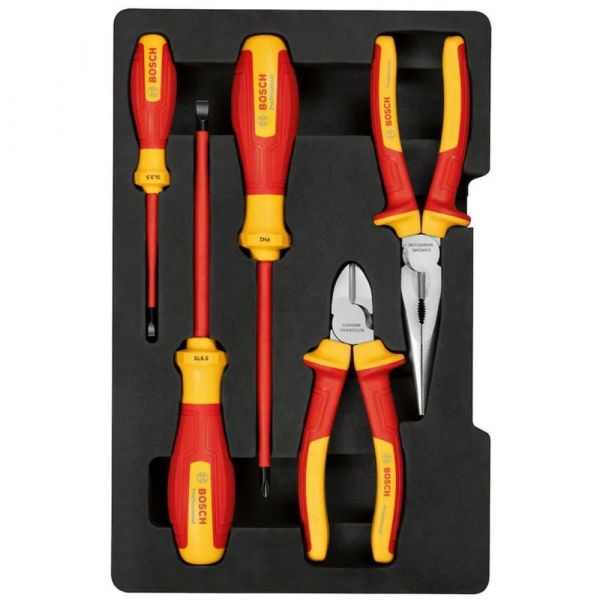 Jogo de Ferramentas Misto VDE 5 Peças Bosch