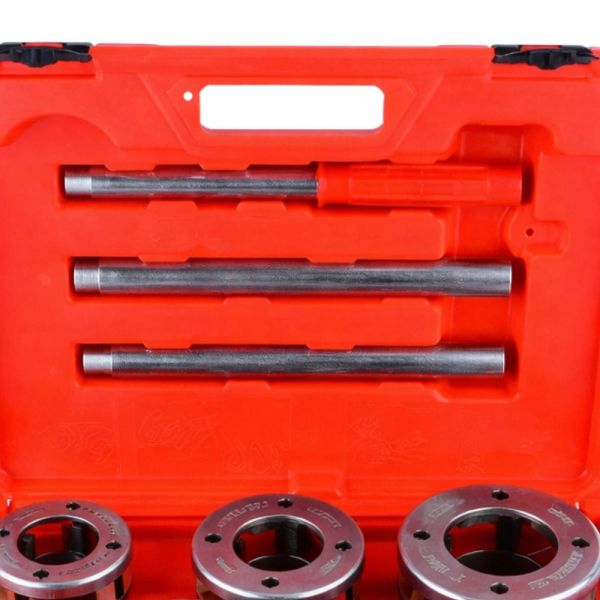 Jogo de Tarraxa Manual Super Cut 1/2 Pol. a 2 Pol. NPT 70905X Rothenberger