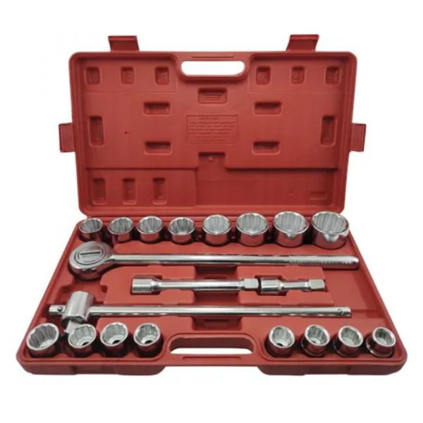 Jogo Soquete Estriado 3/4” 20 Peças VIP