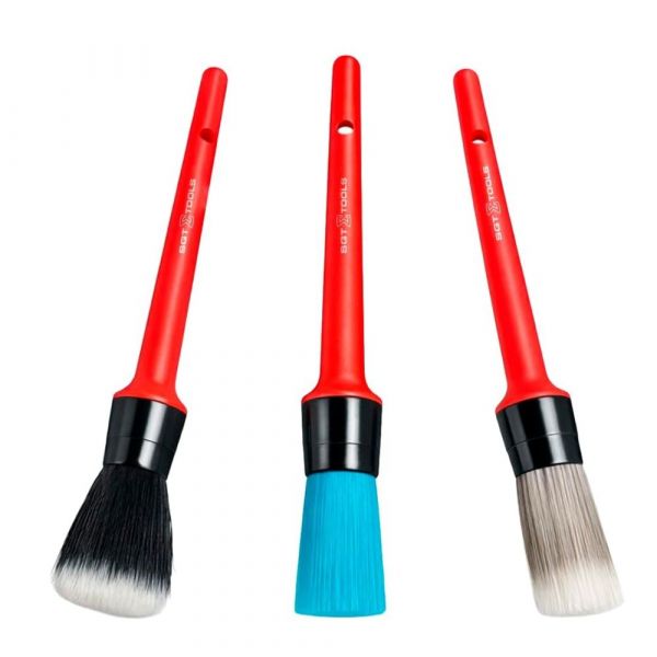 Kit 3 Pincéis Super Macio, Macio e Médio Sigma Tools