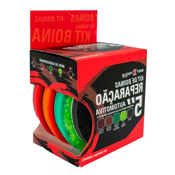 Kit 5 Boinas Reparação Automotiva 5 Pol. Sigma Tools