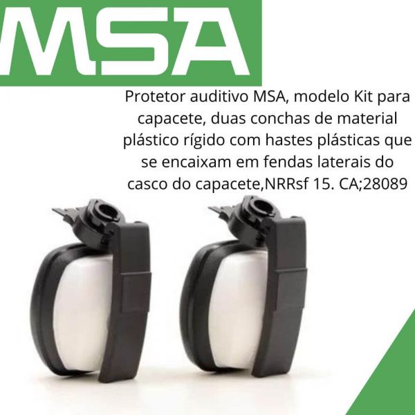 Kit Abafado De Ruído 14DB MSA C.A 28089 