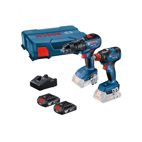 Kit Bosch Parafusadeira GSB 18V-50 + Chave de Impacto GDX 18V-200