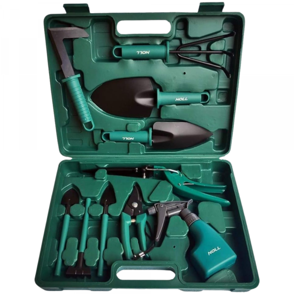 Kit de Jardinagem 10 Ferramentas com Maleta Noll Amatools