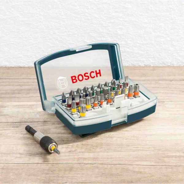 Kit de Pontas Bosch para parafusar com 32 unidades