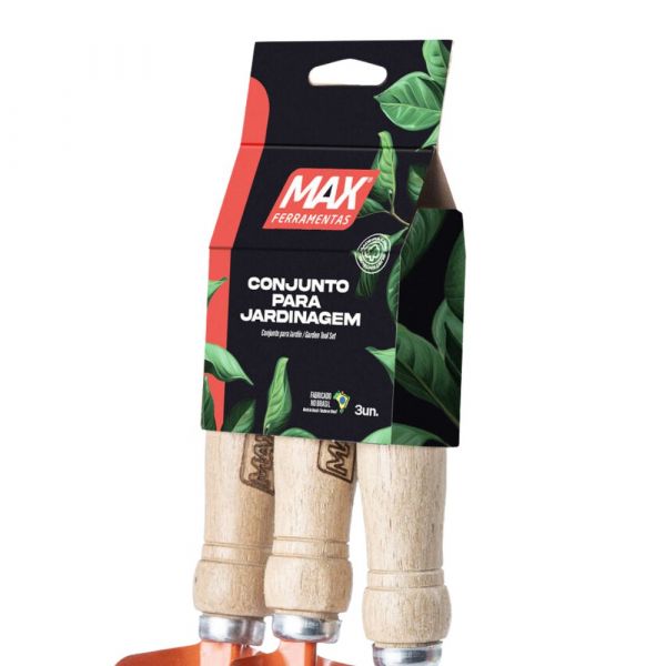 Kit Jardim 3 Peças MAX