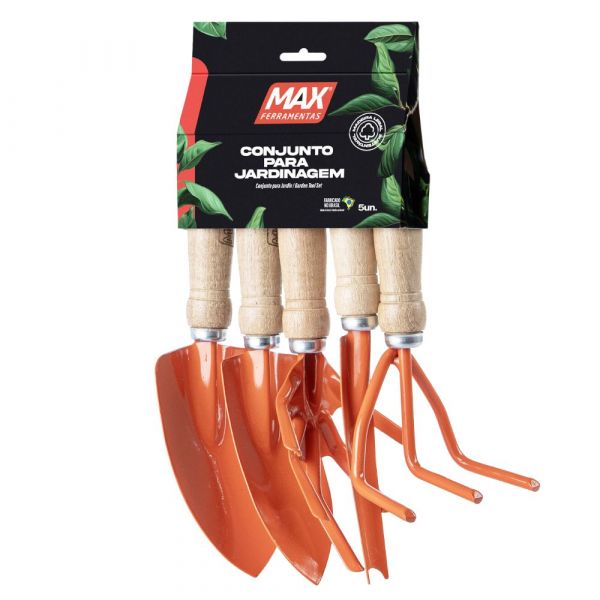Kit Jardim 5 Peças Max