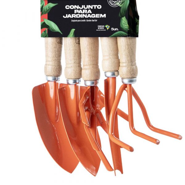 Kit Jardim 5 Peças Max