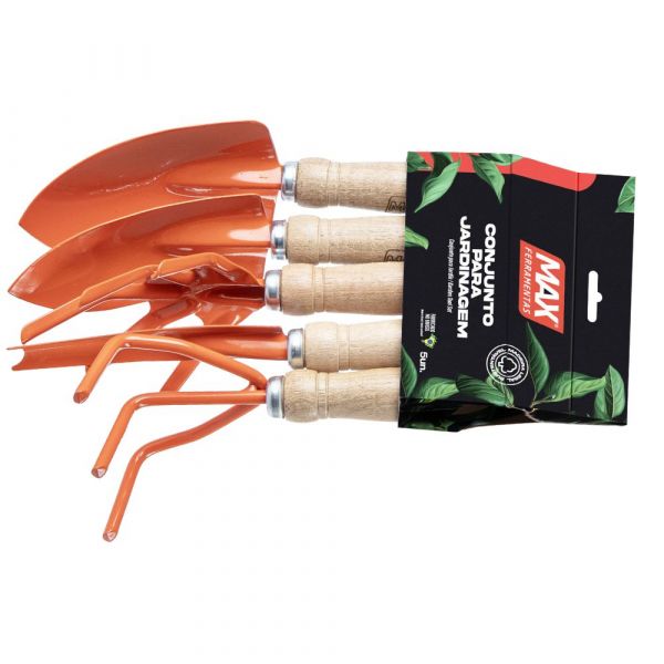 Kit Jardim 5 Peças Max