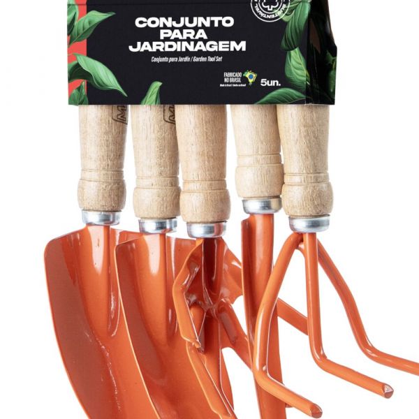 Kit Jardim 5 Peças Max