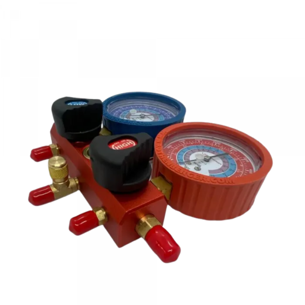 Kit Manifold Análogico R32/R410 com 3 Mangueiras 90Cm 1000050093 Rothenberger