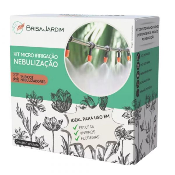 Kit Micro Irrigação Bicos Nebulizadores KIN14 Brisa Jardim
