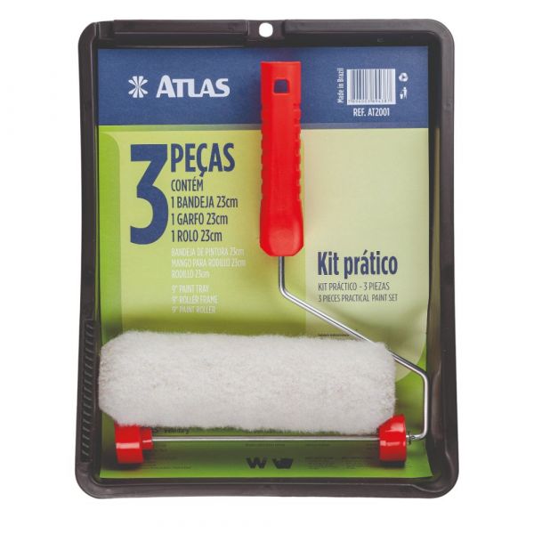 Kit Multiuso para Pintura 3 Peças AT2001 Atlas 