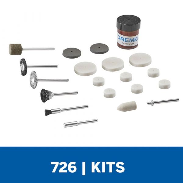 Kit para Limpar e Polir 726 26150726AA Dremel 