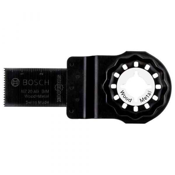Lâmina de serra de imersão Bosch para multicortadora  BIM AIZ 20 AB Wood and Metal 20 x 30 mm blister com 1 peça