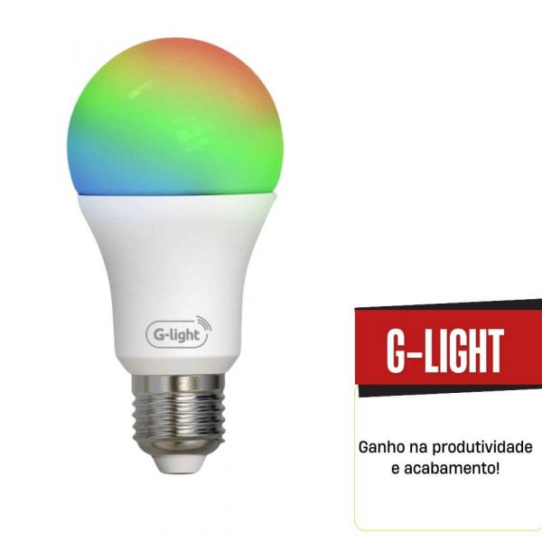 Lâmpada Inteligente Smart LED A60 10W RGB G-Light