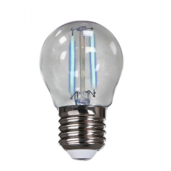 Lâmpada LED Bolinha Filamento 2W Azul E-27 Bivolt Avant