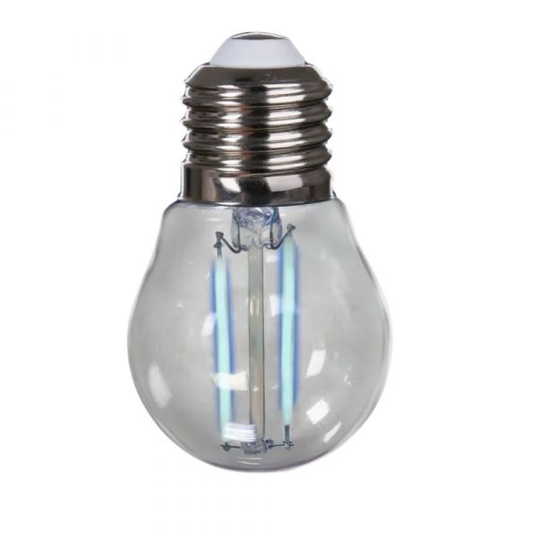 Lâmpada LED Bolinha Filamento 2W Azul E-27 Bivolt Avant