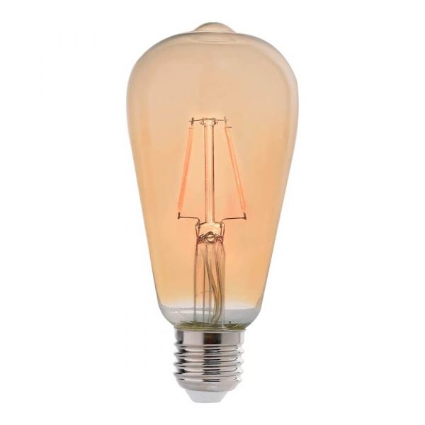Lâmpada LED Retrô Pera ST64 E27 2W Avant 