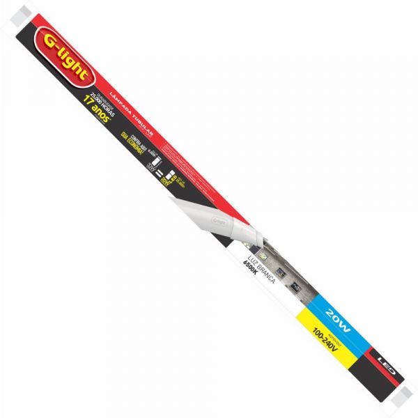 Lâmpada LED Tubular Ence Autvolt T8 6500K 20W G-Light