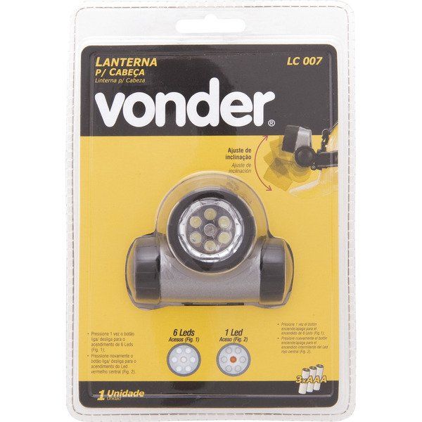 Lanterna para Cabeça- Vonder Lc007