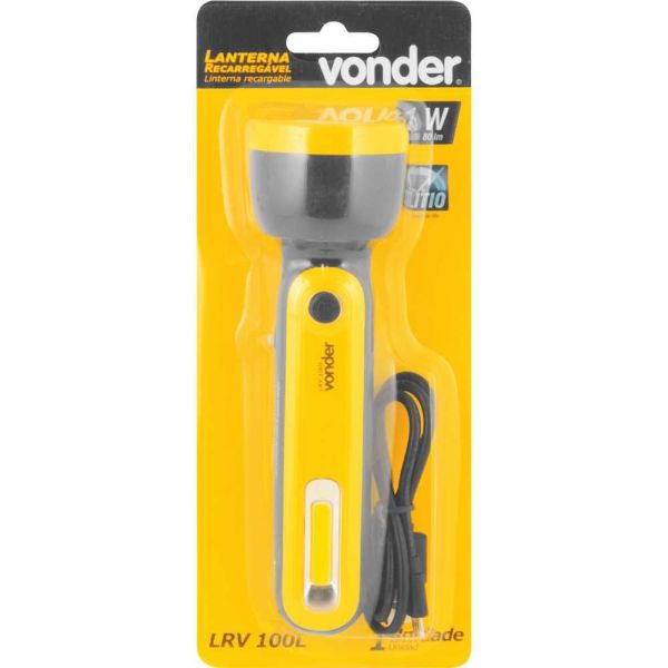 Lanterna Recarregavel 80-100 Lúmens Lrv100l Vonder