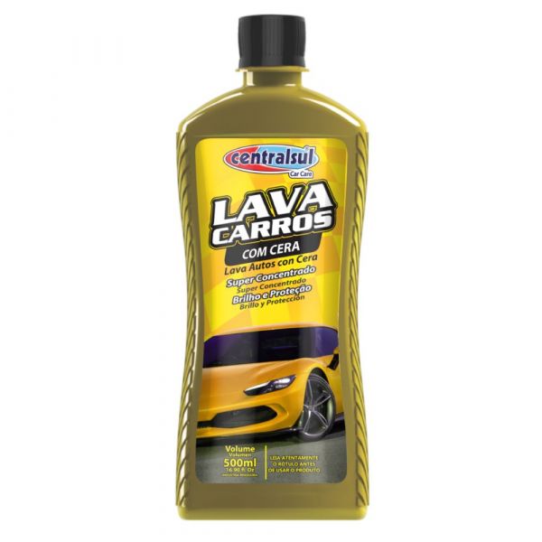 Lava Carros com Cera 500ml Centralsul