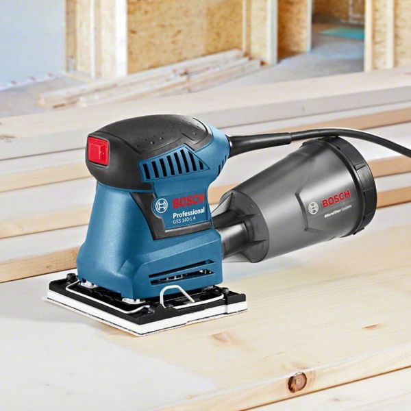 Lixadeira Orbital de Palma Bosch GSS 140-1A 180W 220V 3 Lixas