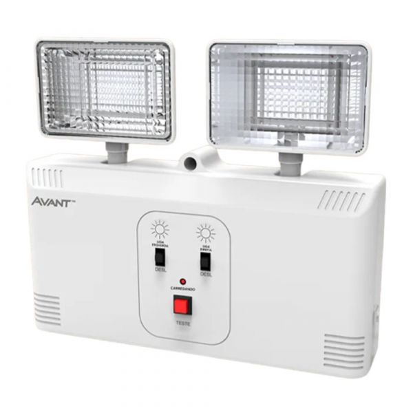 Luminária Led Emergência Bloco 12W 6000K Avant 