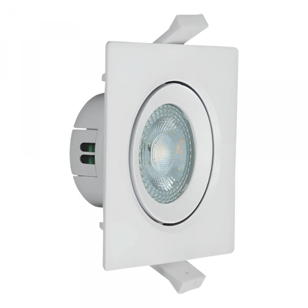 Luminária Spot Led Quadrado Branca 4W 4000K G-Light