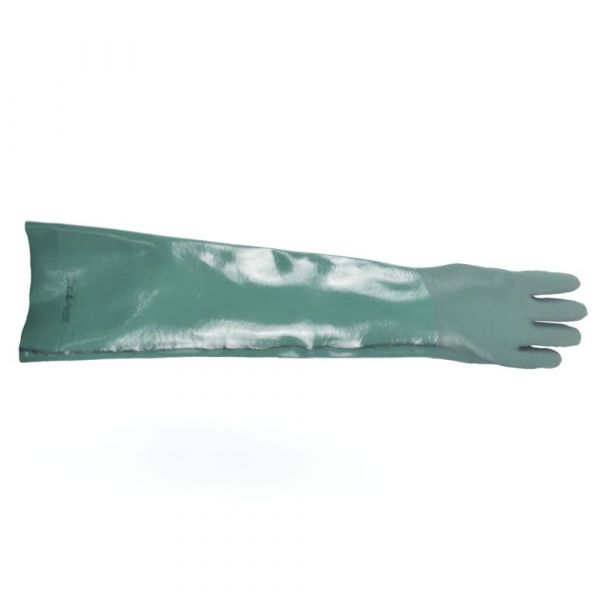Luva de PVC Forrada Palma Áspera 70cm Plastcor