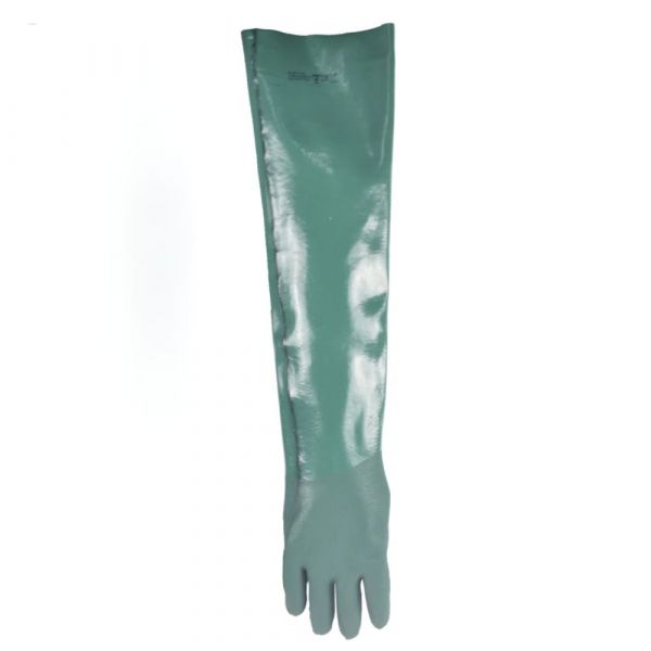 Luva de PVC Forrada Palma Áspera 70cm Plastcor
