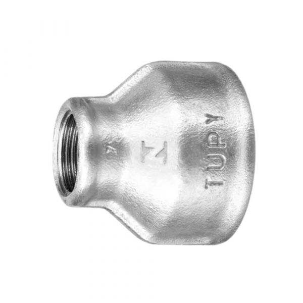 Luva de Redução Fêmea x Fêmea 1/2 x 3/8 Pol. Tupy