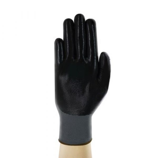 Luva EDGE 48-128 Nylon Banho Nitrílico Tamanho 9 Ansell