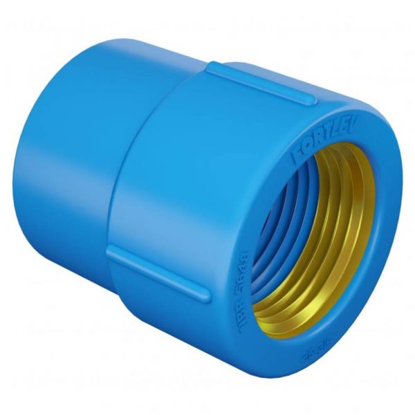 Luva Soldável Liso Roscável com Bucha de Latão 25mm 1/2